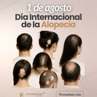 La alopecia es la pérdida anormal o excesiva de pelo, puede afectar la cabeza, la barba, las cejas u