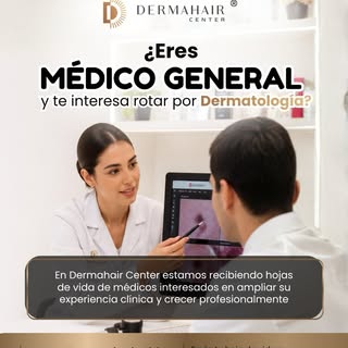 Se parte de este gran equipo ✨ #dermahair #dermatologia #medicogeneral #medicina
