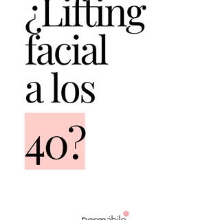 A los 40 años, muchas personas empiezan a pensar en un lifting como solución definitiva  al envejeci