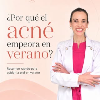 ¿Tu acné empeora o parece mejorar con el sol? @dra_vanessa_martins 

En verano, el calor, el sudor, 