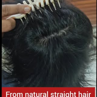 Customization for a client is always fun and challenging! Look how we transform this Natural Straigh