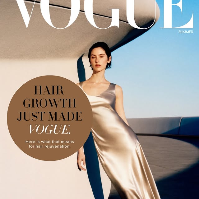 When Vogue starts covering exosome science for hair, it signals something clinicians have understood