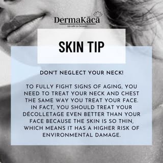 ✨ Don't let your neck reveal your age before your face does.

While most people invest in facial ski