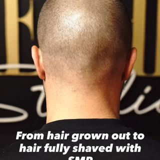 We documented his #smp with a full weeks hair growth to show what it would look like if your hair gr