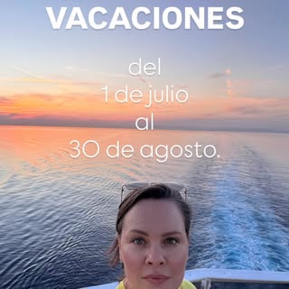 Como cada año estoy a pocos días de mis vacaciones.

Y desde el 1 de julio hasta el 30 de agosto est