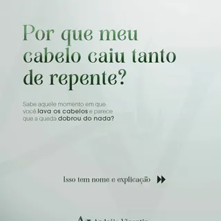 Seu cabelo começou a cair muito de repente e você não consegue entender o motivo? A resposta nem sem