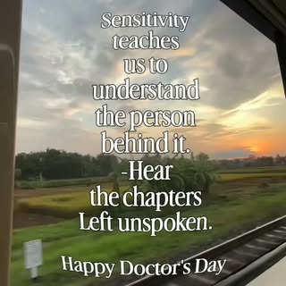 - Hear the chapters left unspoken.

Happy doctor's day 🩺