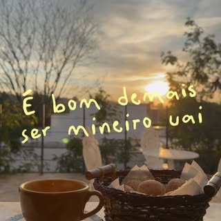 Fim de tarde no interior, com cafézim e pão de queijo… isso que eu chamo de qualidade de vida 😌 #mi