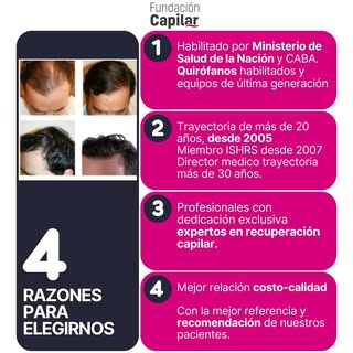 ¿Por qué elegir Fundación Capilar? 
✅ Brindamos atención personalizada
✅ Tenemos una excelente relac