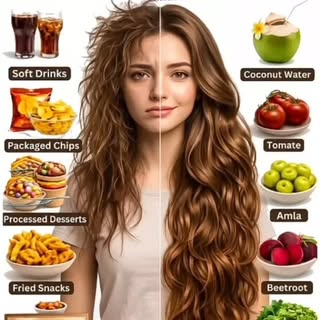 Your hair is a reflection of what you eat.

🥗 Foods that nourish your hair:
✔️ Eggs
✔️ Fish
✔️ Nuts