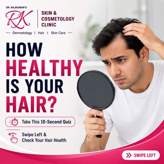 🤔 **How Healthy Is Your Hair?**

Take this simple quiz and understand your hair condition before it