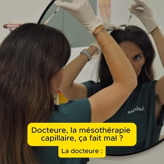 « Docteure, la mésothérapie capillaire, ça fait mal ? » 🤔

En réalité, la plupart des personnes son
