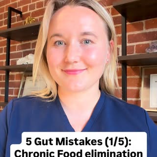 🚨Mistake #1 of 5: Chronic food elimination.

You started with gluten. Then dairy. Then someone said