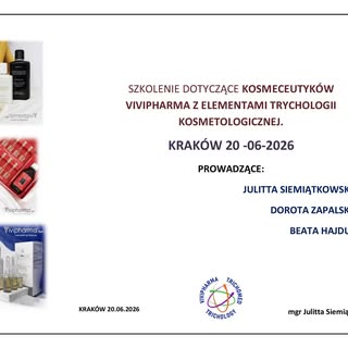 KRAKÓW ❤️🔬🎓☀️
Zaczynamy 9:00 🔬🎓☀️😊
@julittasiemiatkowska , @trycholog_dorota_zapalska_ , @trych