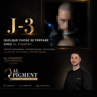 J-3 ⏳

Chez AL PIGMENT, l’évolution ne s’arrête jamais.

Une nouvelle étape approche… 👀

#Tricopigm
