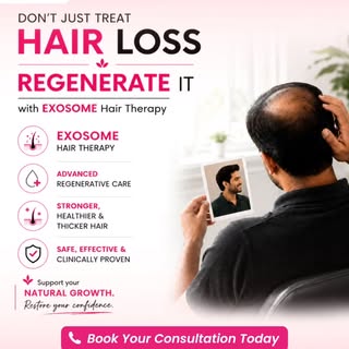 Hair loss treatment is evolving—and so should your expectations. 🌱

Don't just manage hair loss. He