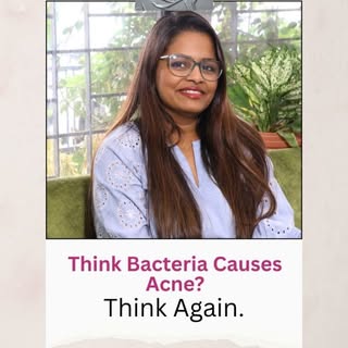 Acne isn't caused by bacteria alone—and that's one of the biggest myths in skincare. ✨

Clogged pore