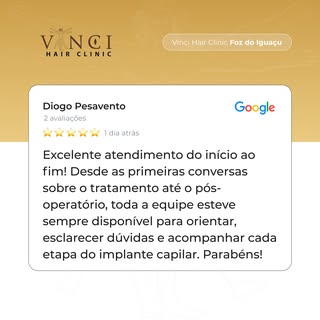 Excelente atendimento do início ao fim! Desde as primeiras conversas sobre o tratamento até o pós-op
