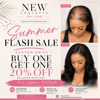 Don't miss out on our Summer Flash sale. All Custom units are buy one get one 20% off. ⁠
Limited tim