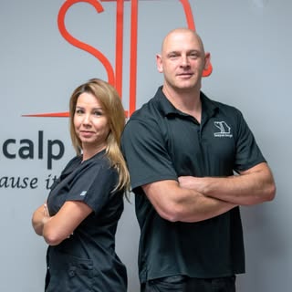 ✨ Meet the hearts behind Scalp Ink Design: Shiri and Marc.

Your Scalp Micropigmentation (SMP) exper