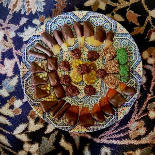 Moroccan Chocolates made in Brooklyn!
I received this gift from someone very special (who is not Mor