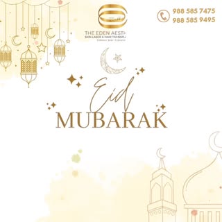 #eidmubarak❤️ #theedenaesthetics #vizag #skinlaser #hairtransplantclinic #madhurawada