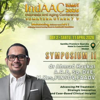 ✨ Don’t miss this moment to elevate your aesthetic practice ✨

IndAAC Sumut 2026 hadir kembali sebag