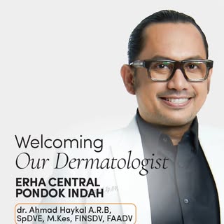 Welcoming Our Dermatologist at ERHA Central Pondok Indah 

dr. Ahmad Haykal A.R.B, Sp. DVE, M. Kes, 