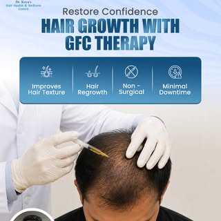 Restore your confidence with the power of GFC Therapy.
Stimulate natural hair growth with an advance