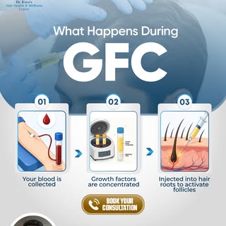 Curious about what happens during GFC Hair Treatment? 
From blood collection to concentrating powerf