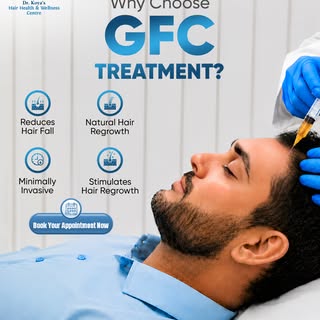Struggling with hair fall? It’s time to give your hair the care it deserves. 
GFC Treatment helps su