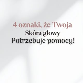 4 oznaki, że Twoja skóra głowy potrzebuje pomocy 👇

Piękne i zdrowe włosy zaczynają się od zdrowej 