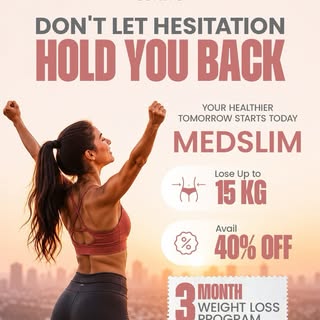 DON’T LET HESITATION HOLD YOU BACK. 💪

Every step you take today brings you closer to a healthier, 