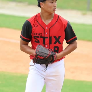His last game of summer ball.  Stix Scout 2029 beat 643 DP Tigers 7-2.  3 IP, 1R, 0 BB, 5K.  Finishi