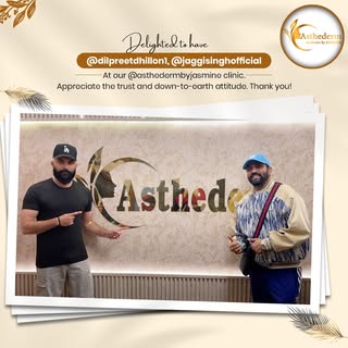 We are immensely grateful to have had @jaggisinghofficial @dilpreetdhillon1  visit our @asthedermbyj