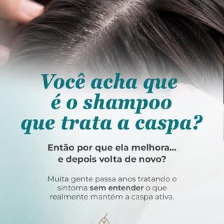 Caspa que volta o tempo todo não significa apenas “falta de shampoo”.

Na maioria dos casos, o couro