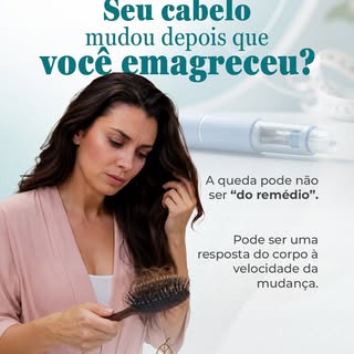 Durante o emagrecimento, o cabelo pode ser um dos primeiros sinais de que o corpo está sentindo a mu