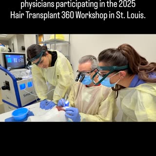 Honored to have been invited back to demonstrate FUE hair transplant surgical technique for physicia