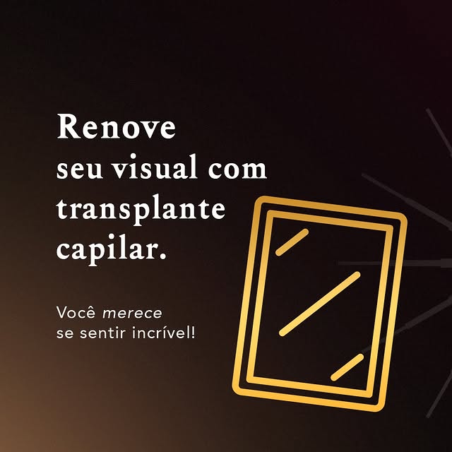 Você merece olhar no espelho e amar o que vê! Com o transplante capilar, transformamos sua aparência
