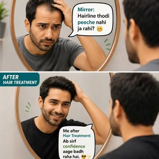 💇‍♂️ Confidence starts with healthy hair.

Noticing your hairline changing? Don't ignore the signs.