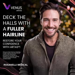 Treat yourself this holiday season. Dr. Rosanelli provides state of the art surgical and medical hai