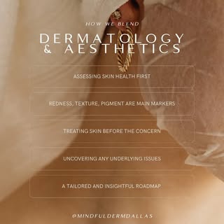 Aesthetic results look better when skin health comes first.

Dermatology for us isn’t separate from 