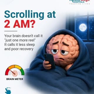 Small habits. Big impact🧠💙

Late-night scrolling, skipping meals, stress, and a sedentary lifestyl