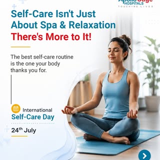 Self-care isn’t selfish—it’s essential! 💙✨

From quality sleep and healthy eating to staying active