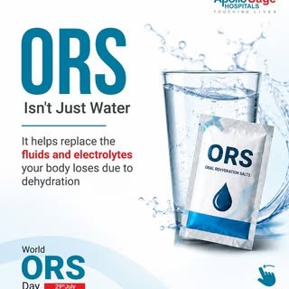 ORS = More Than Just Water!💧

During the monsoon, keep ORS ready at home—especially for children. I