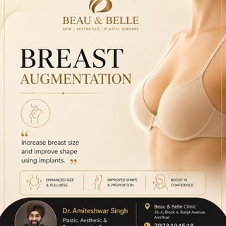 ✨ Breast Augmentation ✨

Breast Augmentation is one of the most commonly performed cosmetic breast p
