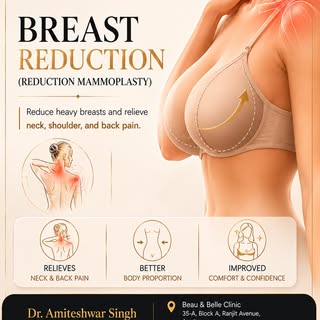 ✨ Breast Reduction Surgery ✨

Large, heavy breasts can cause more than just cosmetic concerns. Many 