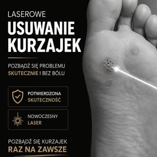 Pozbądź się kurzajek skutecznie i odzyskaj komfort każdego kroku. 👣

Kurzajki potrafią być bolesne 