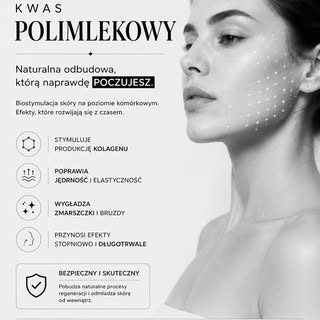 Naturalne odmładzanie bez przerysowanego efektu. ✨

Postaw na kwas polimlekowy i ciesz się jędrniejs