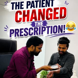 POV: The doctor’s advice changes the moment you step out of the consultation room. 😂

Just for laug